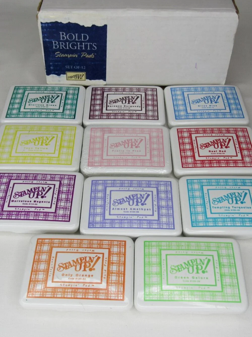 Stampin' Up Bold Brights Stamp Pads 11 Total